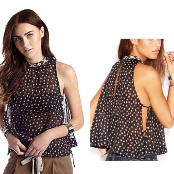 Free People Ride Easy Side Tie Tank Top - Picture 1 of 7